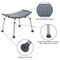Emma and Oliver Tool-Free 300 Lb. Capacity, Adjustable Bath & Shower Chair w/ Non-slip Feet
